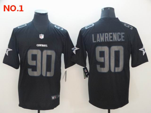 Men's Dallas Cowboys #90 DeMarcus Lawrence Jersey NO.1;